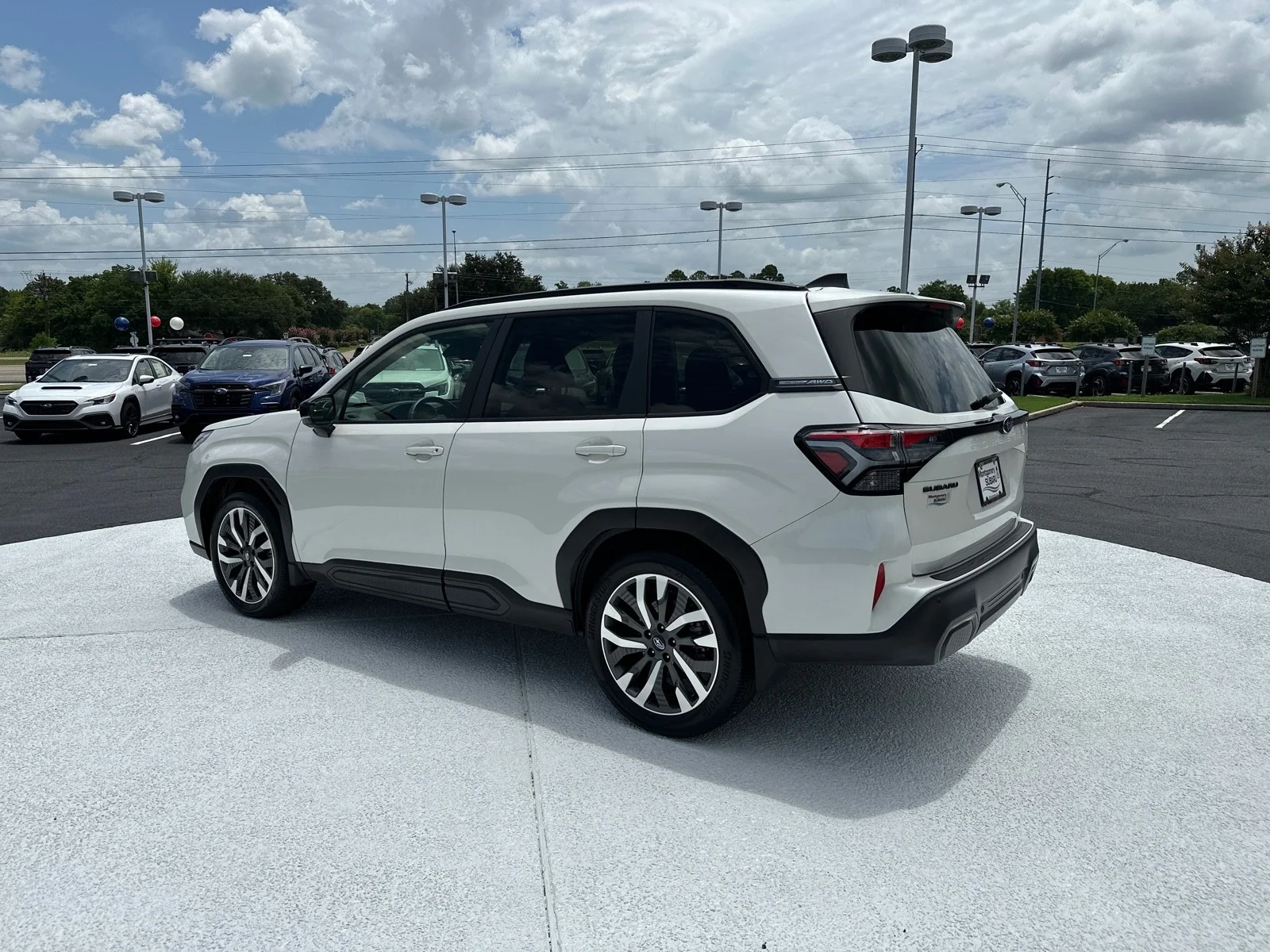 Certified Used 2025 Crystal White Pearl Subaru Touring AWD image 5