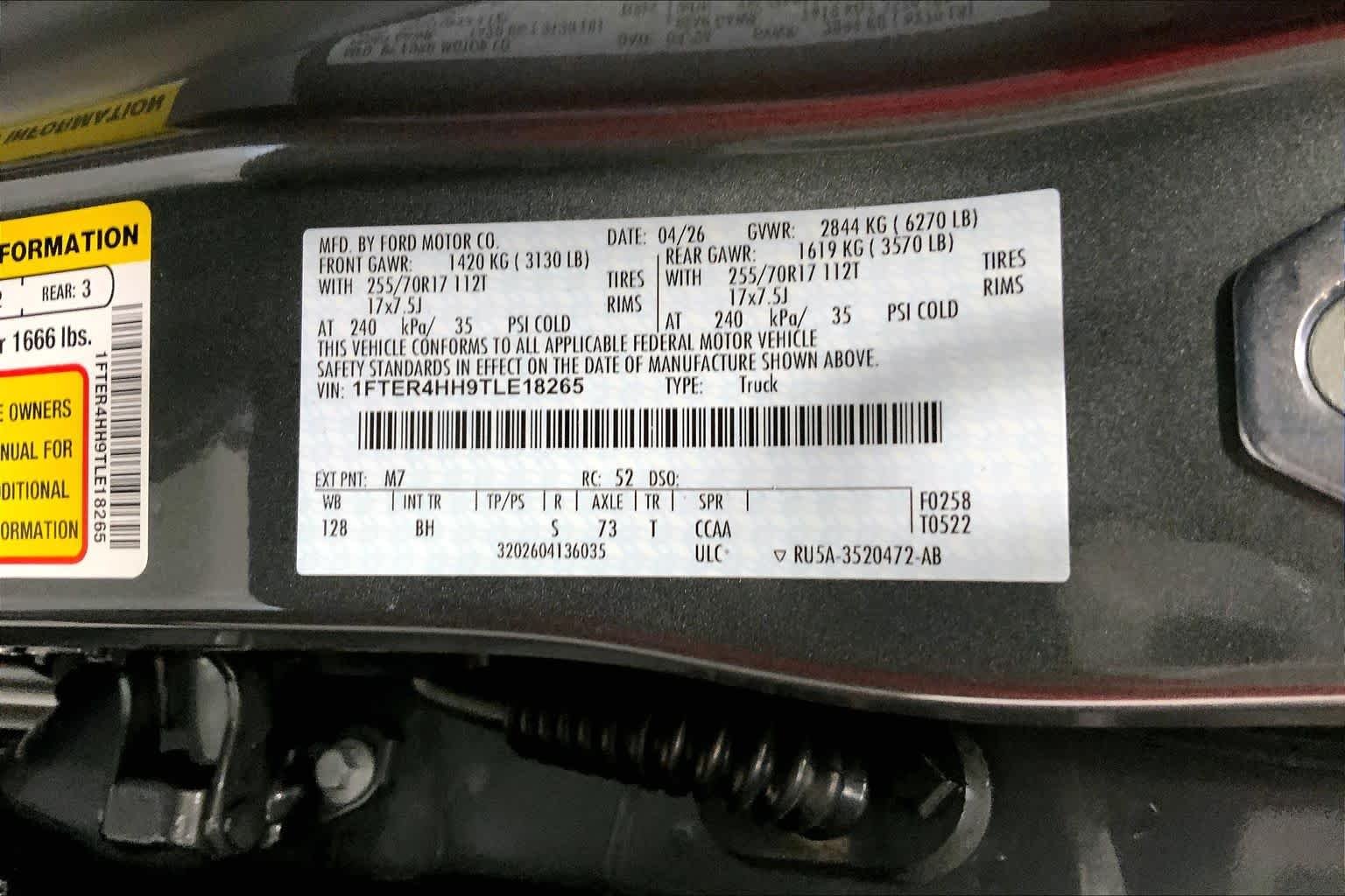 New 2026 M7/CARBONIZED G Ford XLT image 20
