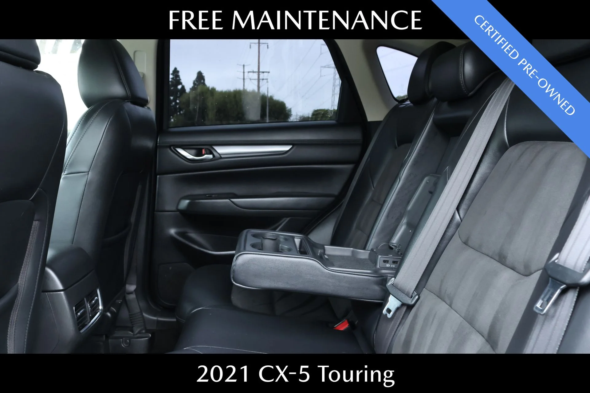 Certified Used 2021 Black Mazda Touring image 19