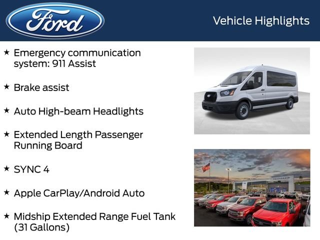 New 2026 Oxford White Ford Passenger Van XL image 8