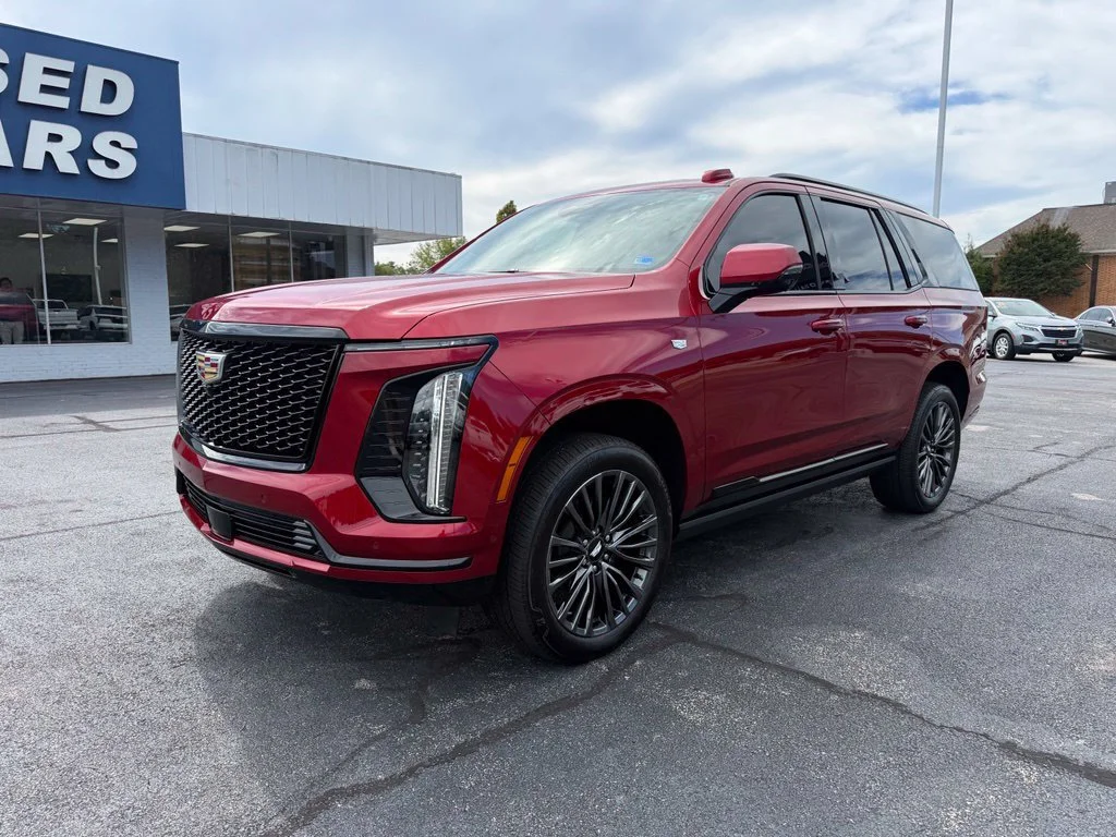Used 2025 Radiant Red Tintcoat Cadillac Sport Platinum image 3