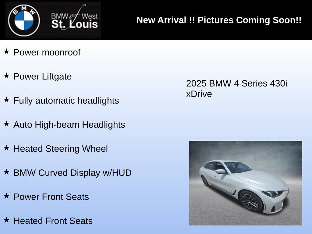 Used 2025 White BMW 430i Gran Coupe image 9