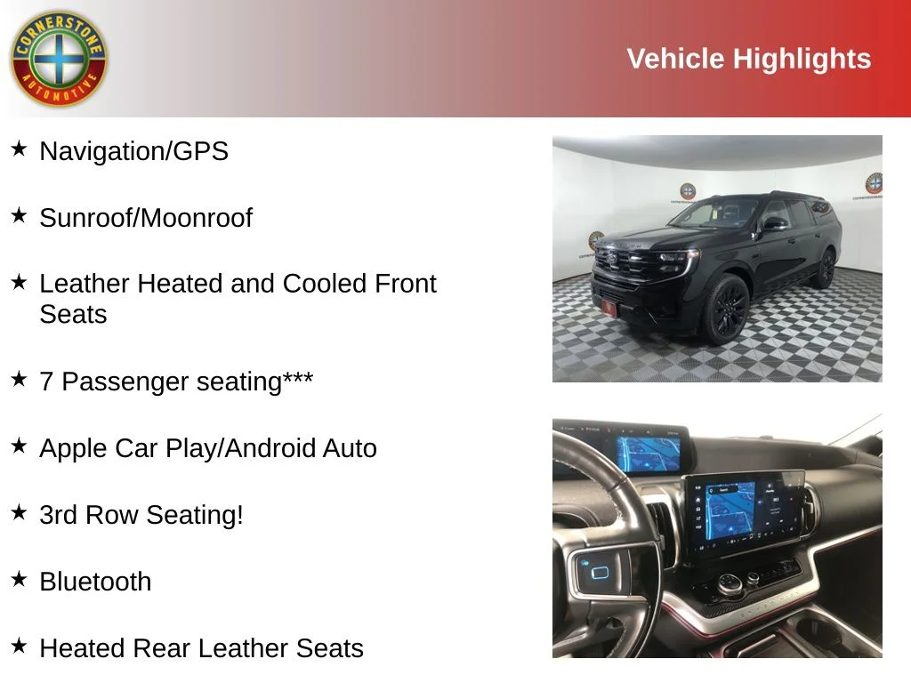 Used 2025 Ford Expedition MAX Platinum with VIN 1FMJK1M81SEA23552 for sale in Elk River, Minnesota