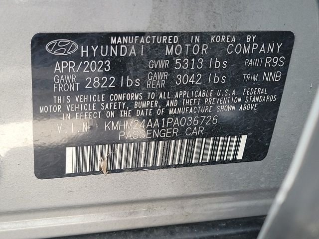 Certified Used 2023 Silver Hyundai SE image 5