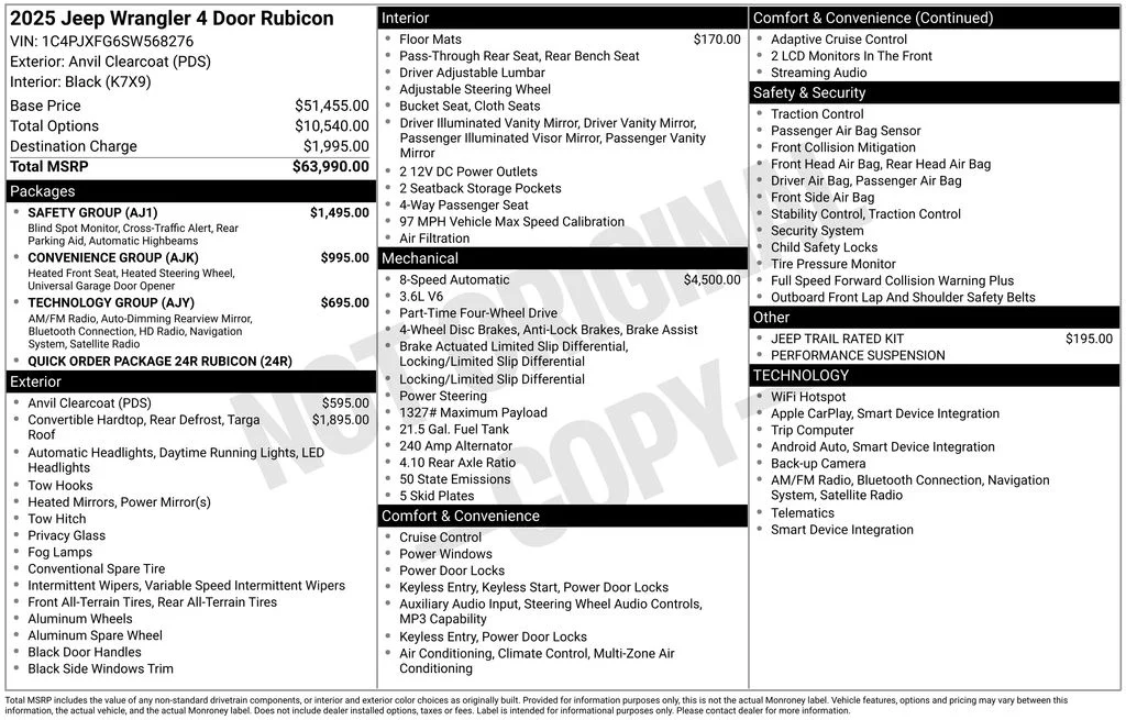 2025 Jeep Wrangler 4-Door Rubicon - Photo 83