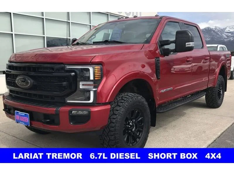 Certified Used 2022 Rapid Red Metallic Tinted Clearcoat Ford LARIAT image 4