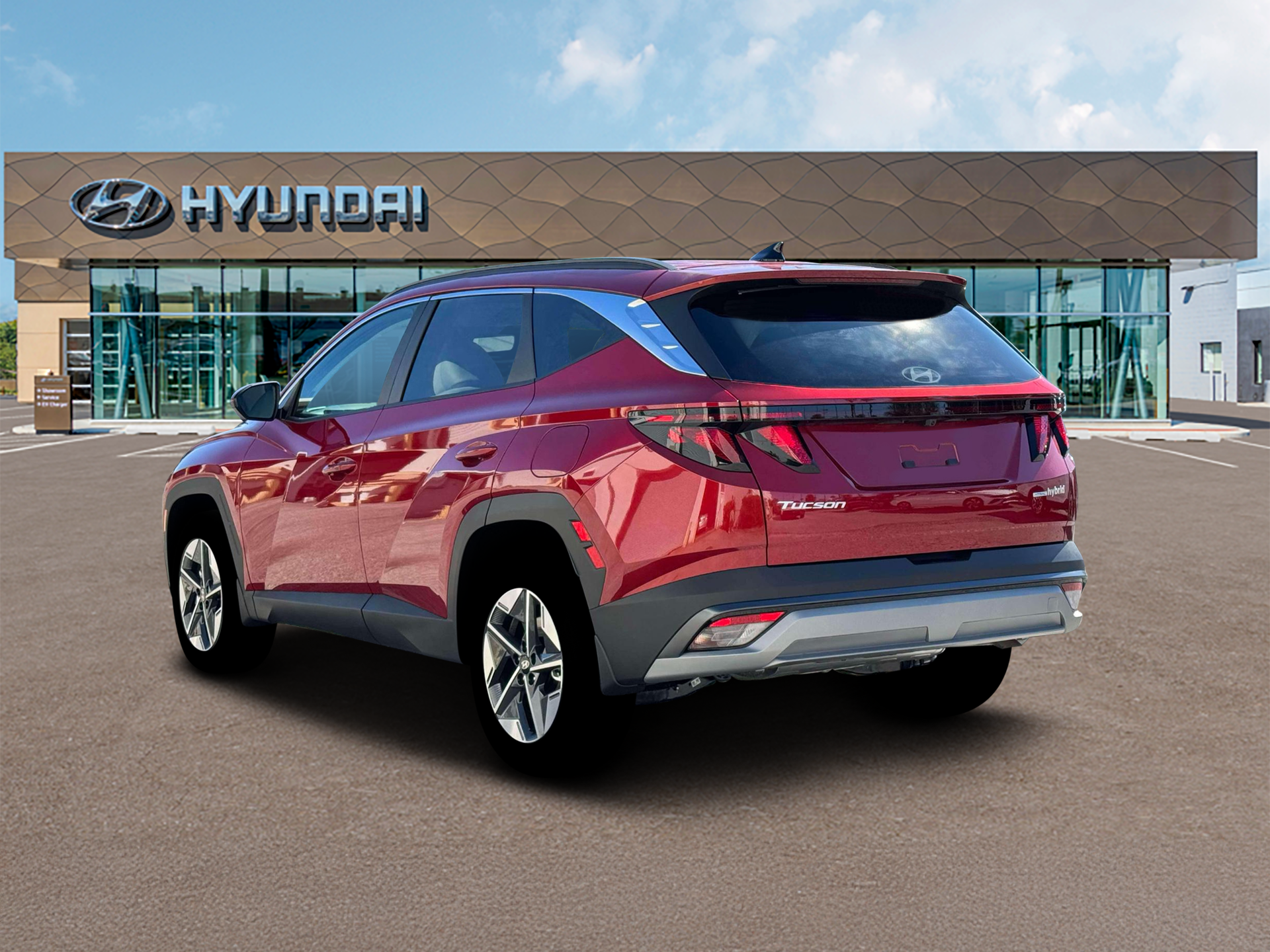 New 2026 Red Hyundai SEL AWD image 5