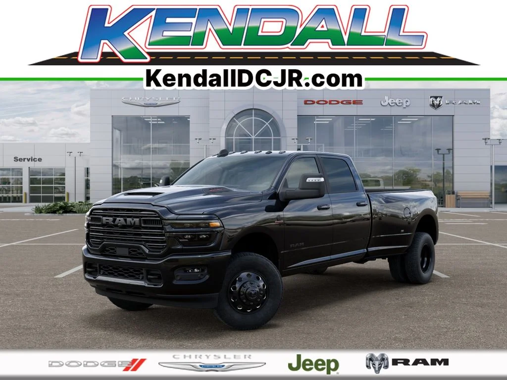 New 2026 Diamond Black Crystal Pearl-Coat Exterior Paint RAM Laramie image 1