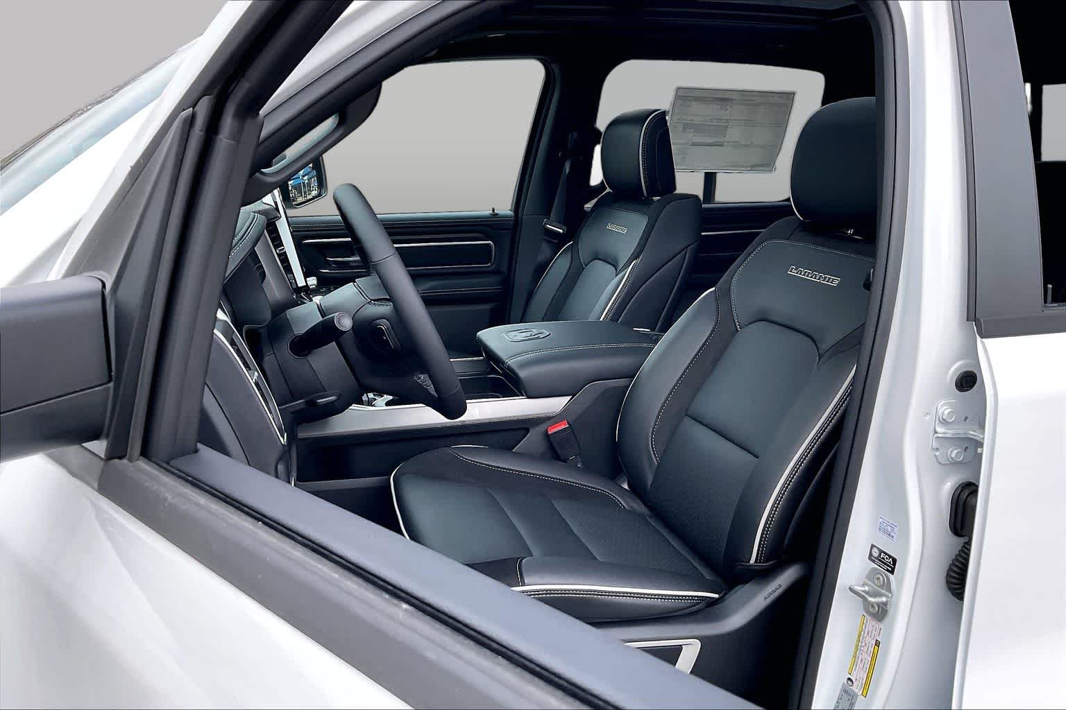 New 2026 Bright White Clear-Coat Exterior Paint RAM Laramie image 9