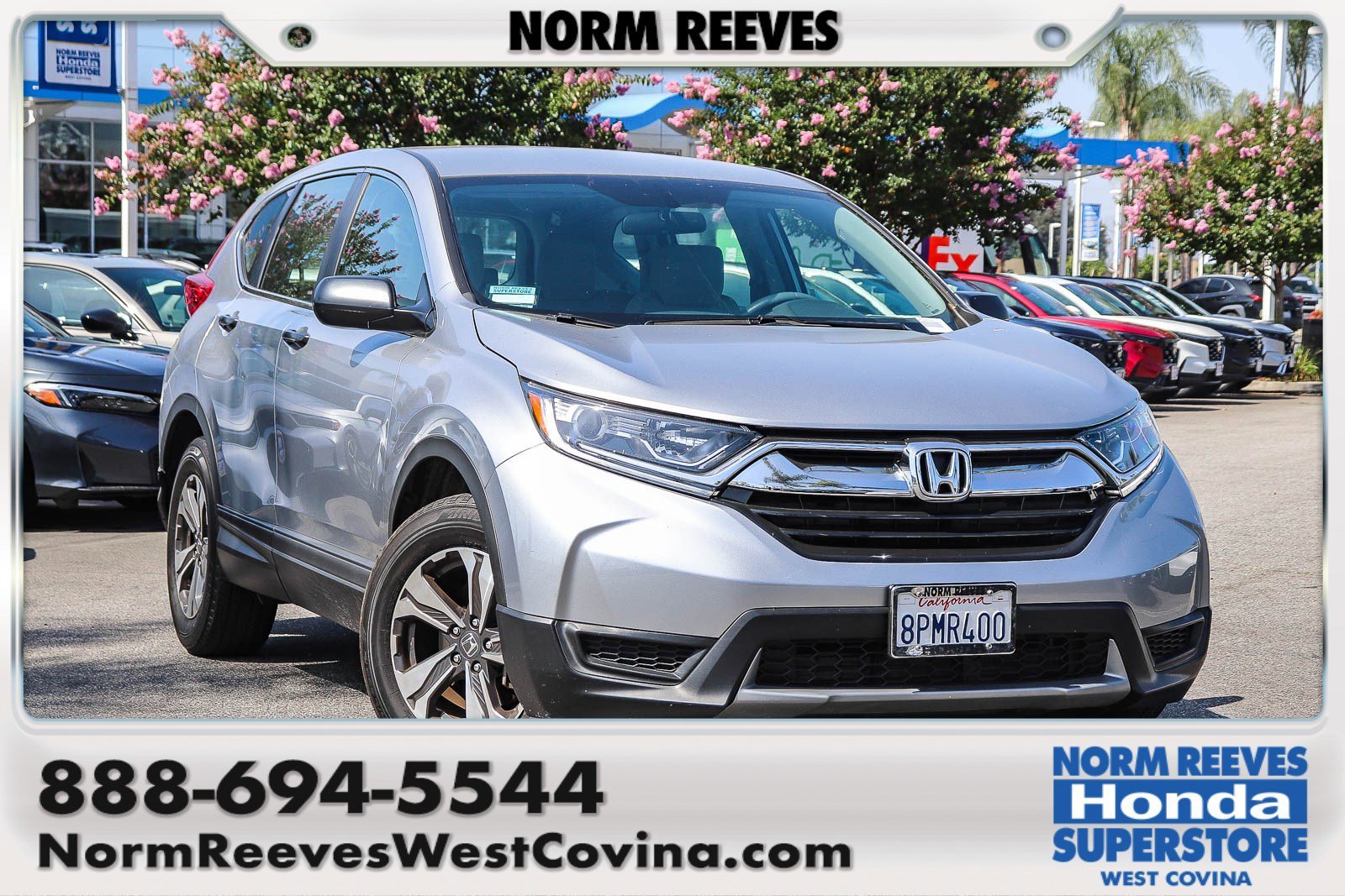 Certified Used 2019 Lunar Silver Metallic Honda LX image 1
