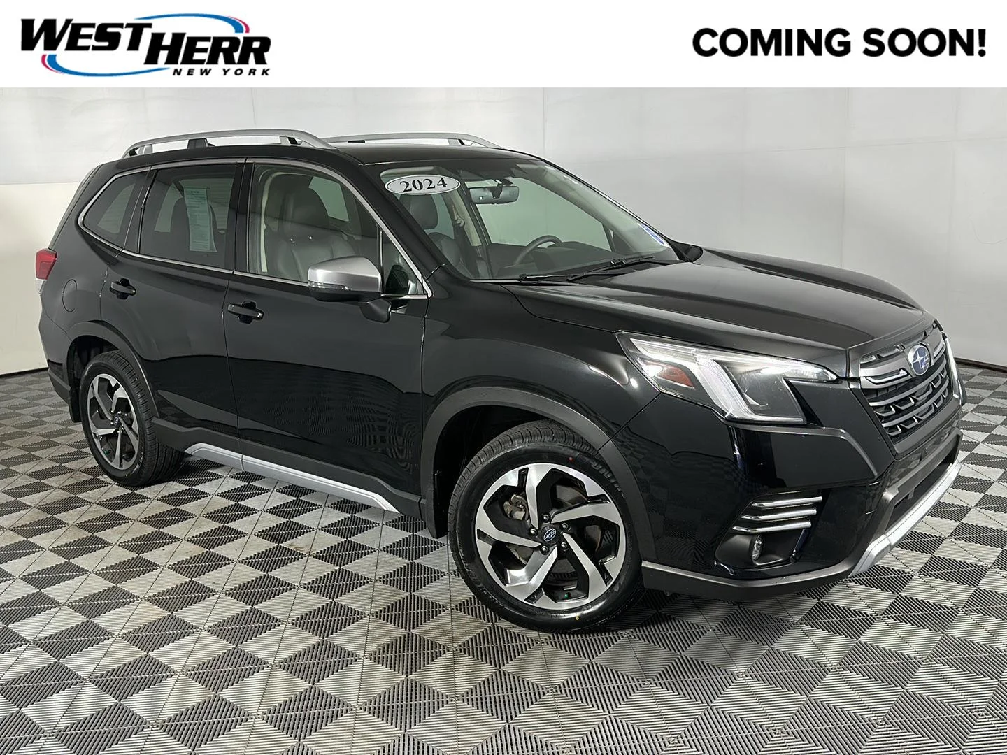 Used 2024 Crystal Black Silica Subaru Touring image 1