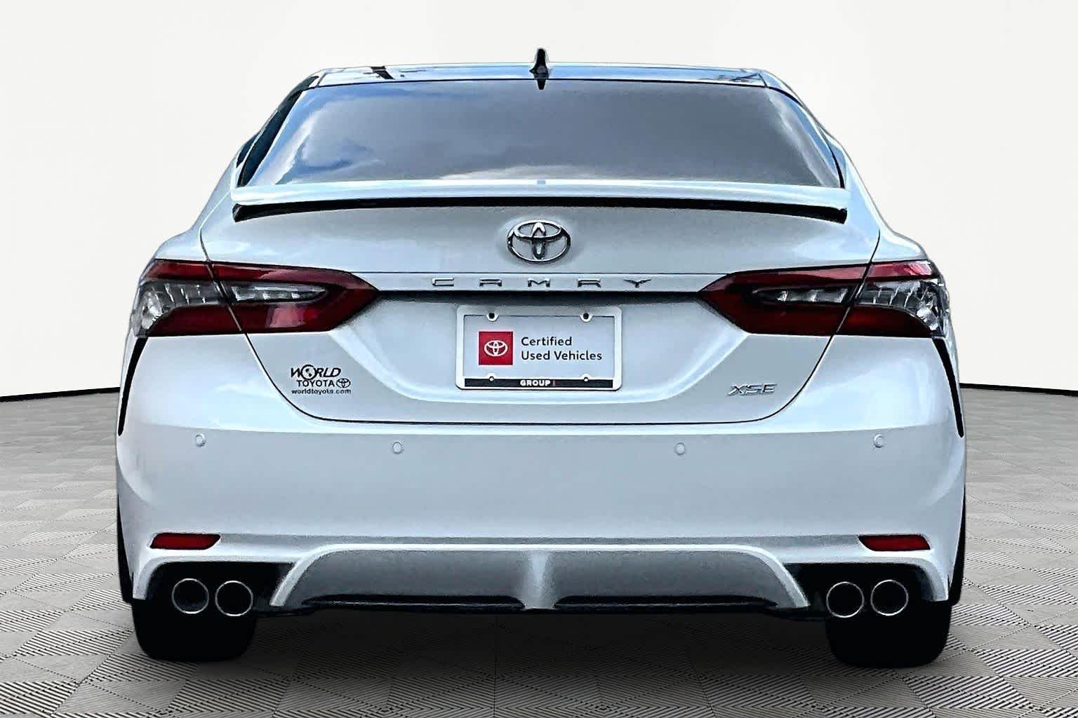 Used 2024 Wind Chill Pearl/Midnight Black Metallic Toyota XSE V6 image 5