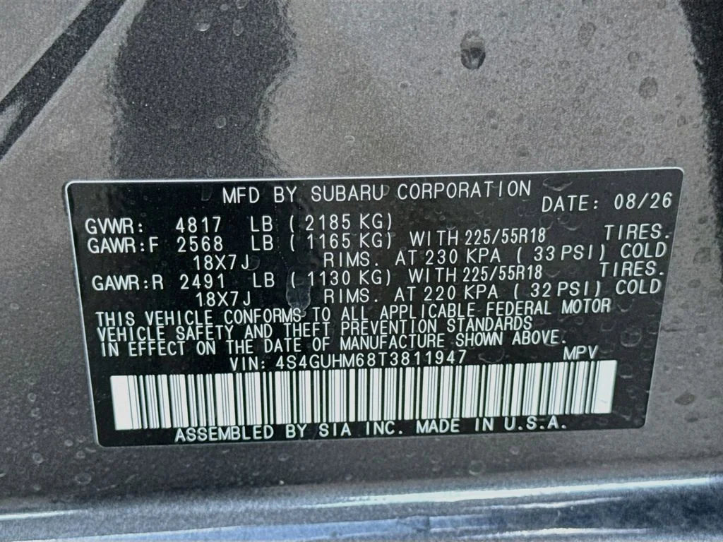 New 2026 Gray Subaru Limited image 39