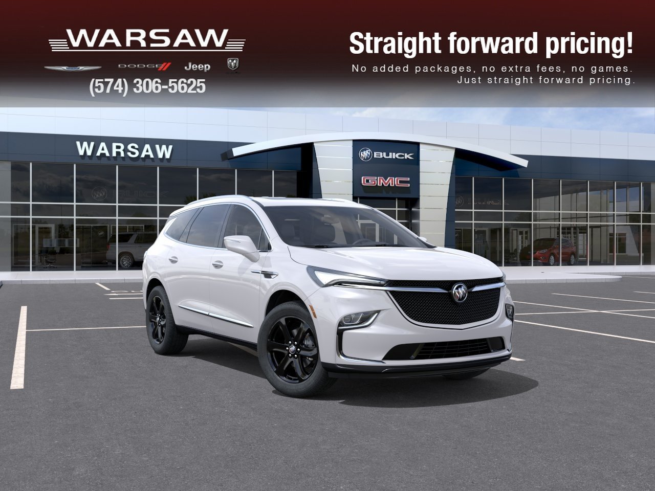 Used 2024 WHITE FROST TRICOAT Buick Essence image 1
