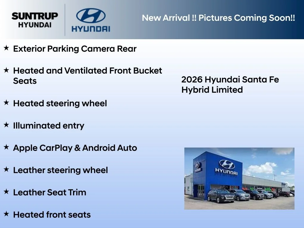 New 2026 Phantom Black Hyundai Limited image 3