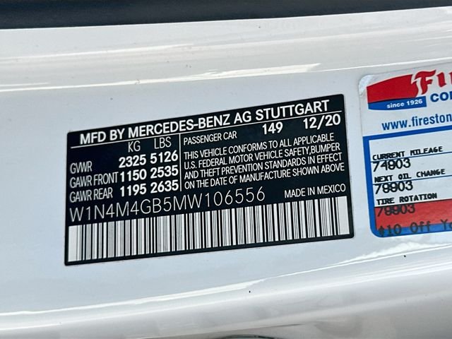 Used 2021 White Mercedes-Benz GLB 250 image 34