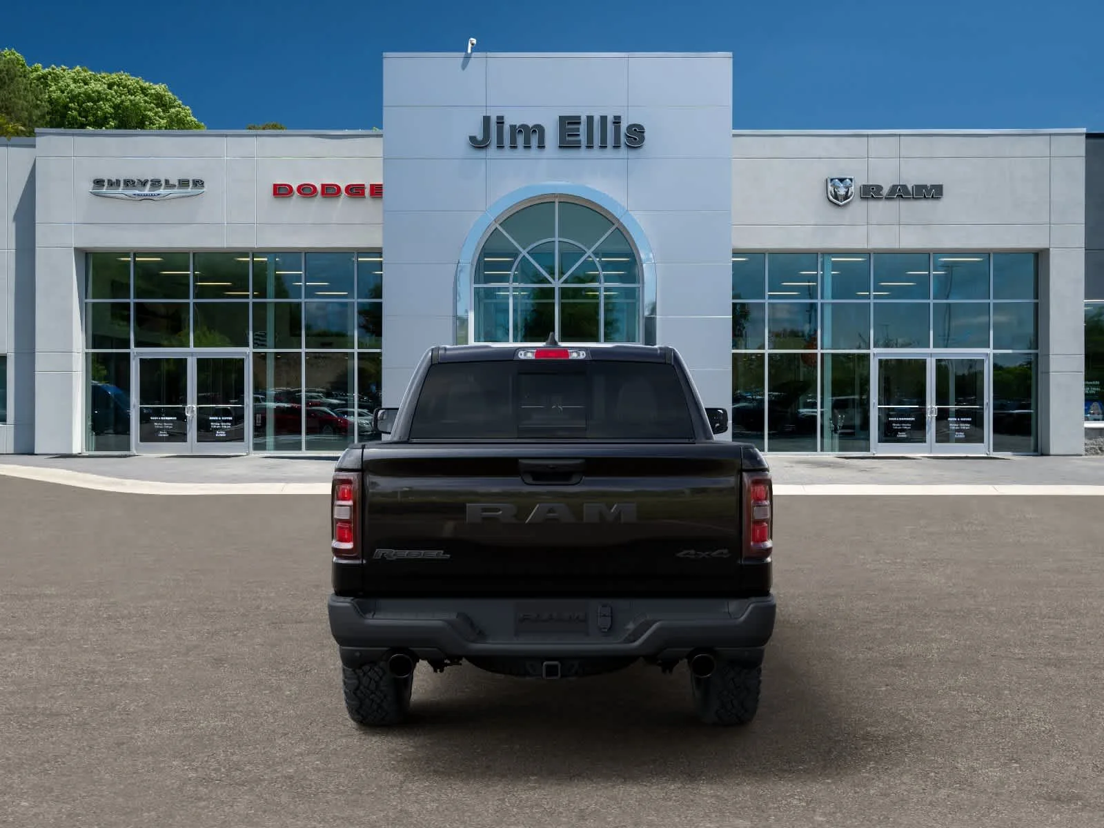 New 2026 Diamond Black Crystal Pearl-Coat Exterior Paint RAM Rebel image 7