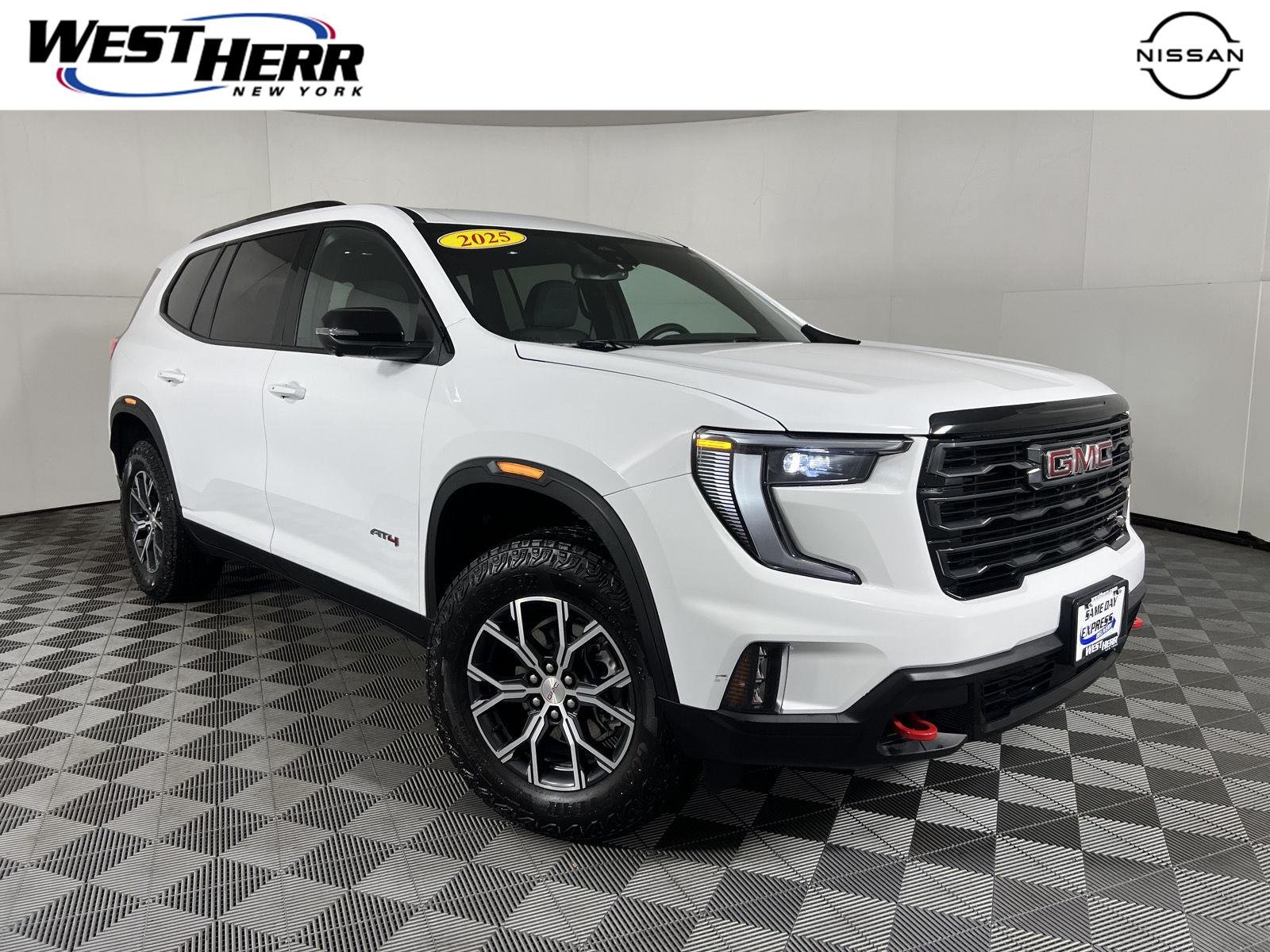 Used 2025 Summit White GMC AWD AT4 image 1
