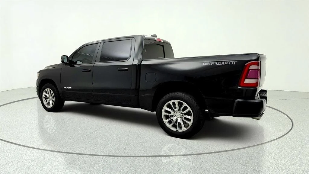 Used 2023 Diamond Black Crystal Pearlcoat Ram Laramie 4x4 Crew Cab 5