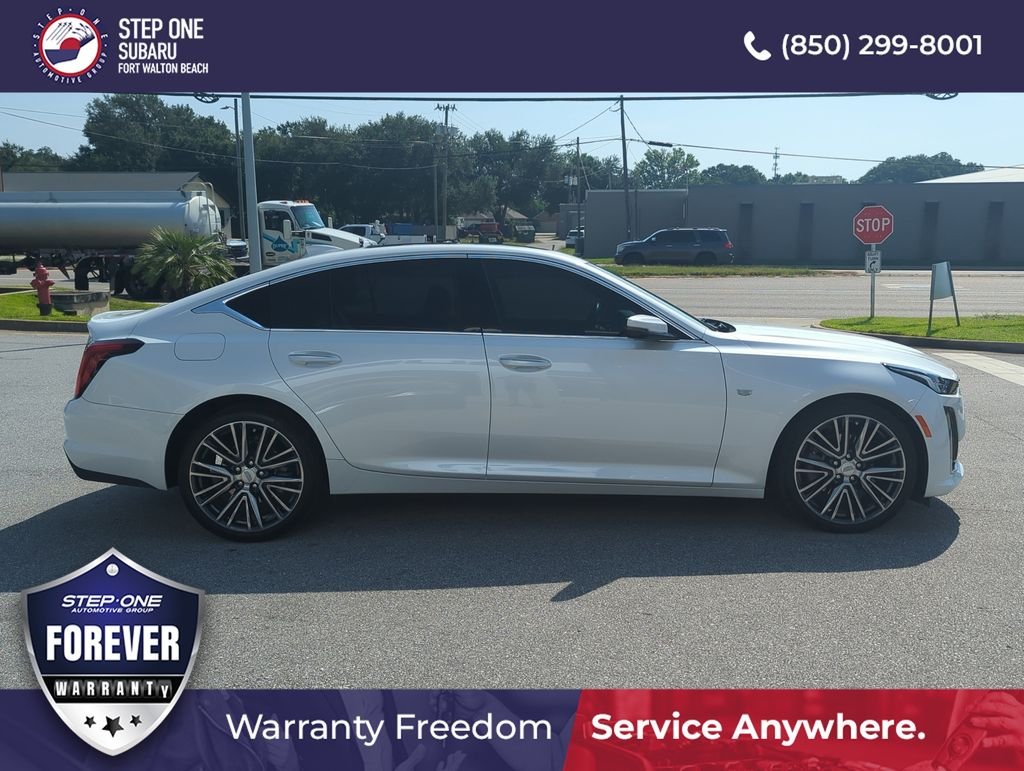 Used 2023 White Cadillac Premium Luxury image 8