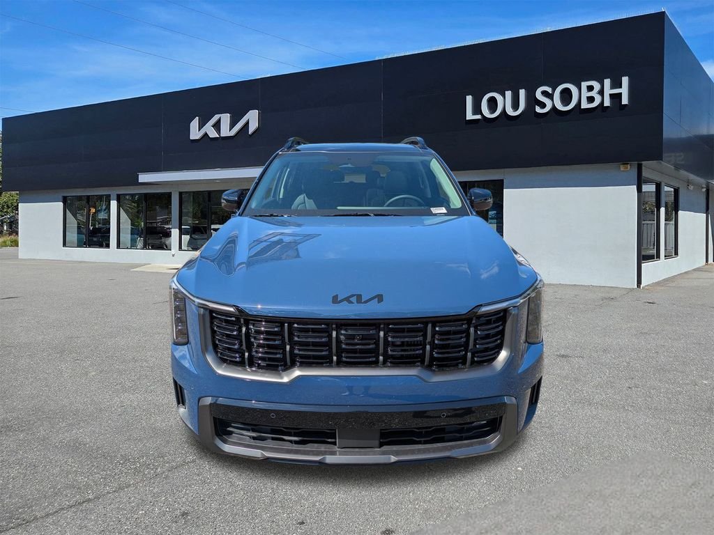 New 2025 Midnight Lake Blue Kia X-Line SX AWD image 8