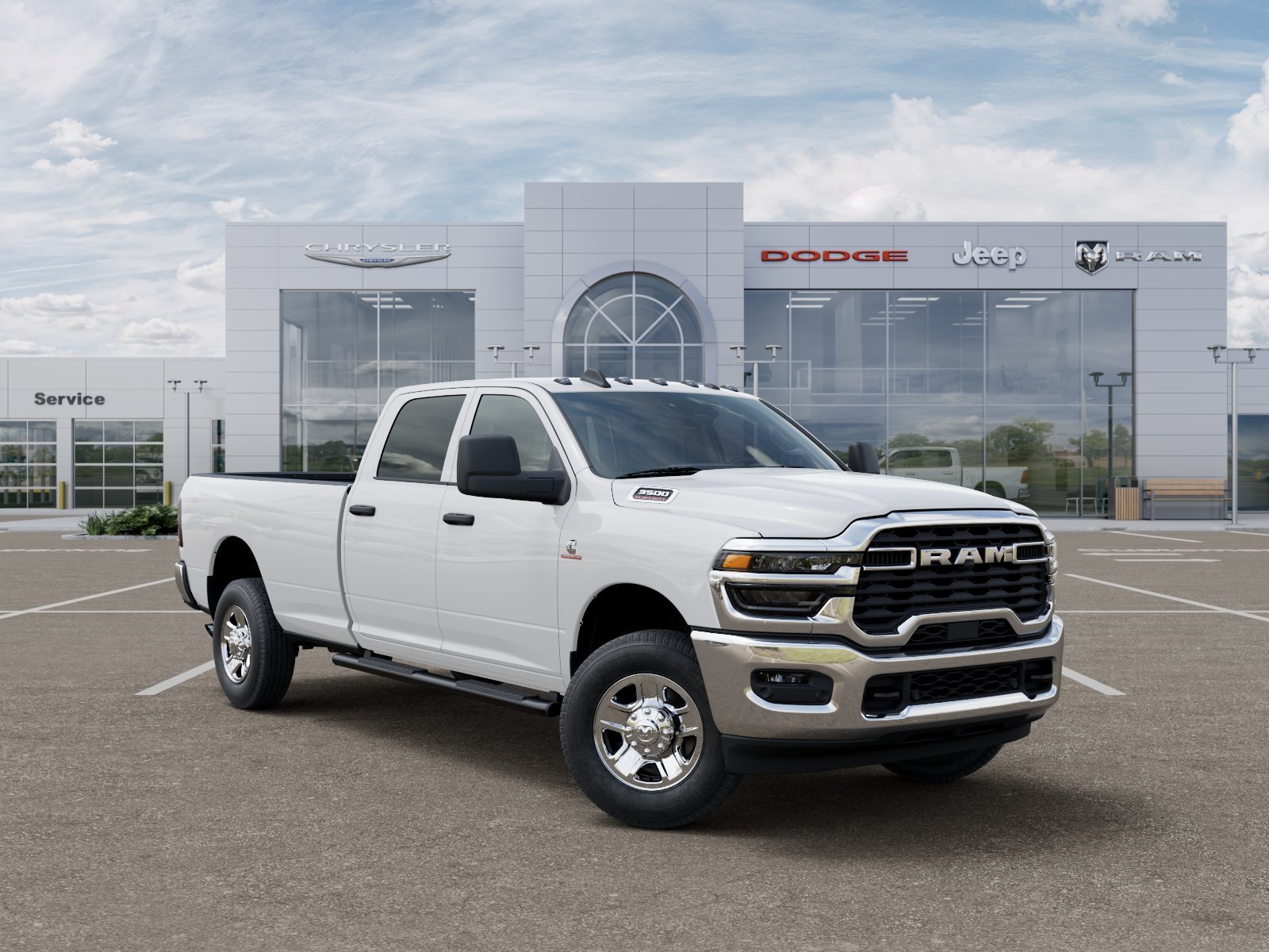 New 2026 Bright White Clear-Coat Exterior Paint RAM Tradesman Long Bed image 34