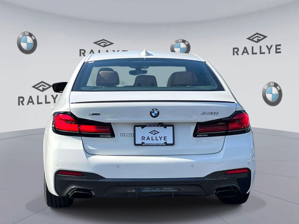 Certified Used 2023 Alpine White BMW 540i xDrive image 6