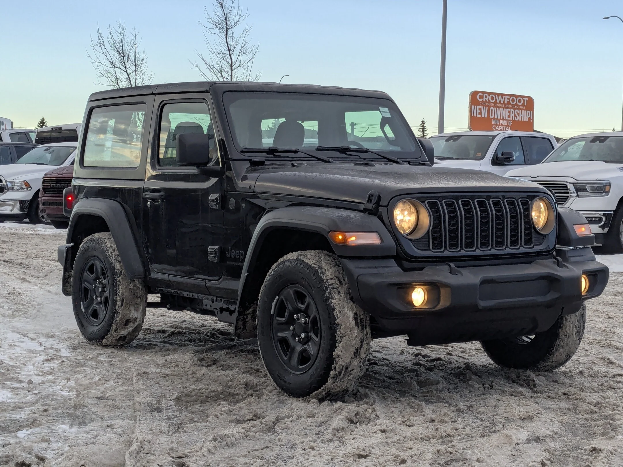 New 2026 Black Jeep Sport - - Black Freedom Hardtop - 8-Spd Auto - 12.3 Uconnect 5 - Selec-Speed Control & More! image 2