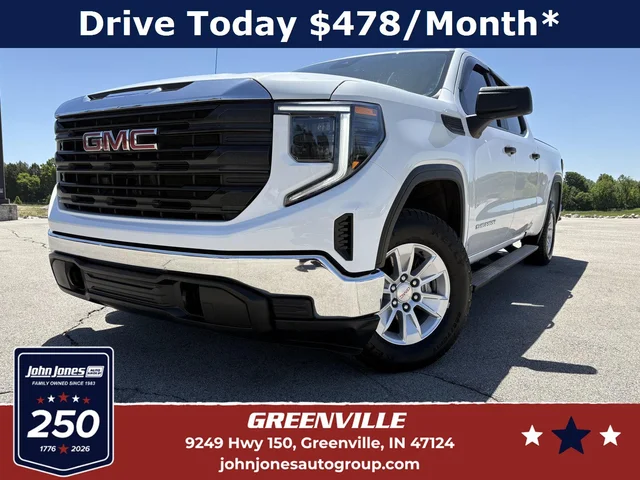 Pre-Owned 2023 GMC Sierra 1500 Pro Four Wheel Drive Crew Cab Pickup
