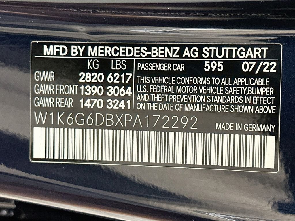 Certified Used 2023 Blue Mercedes-Benz S 500 image 29