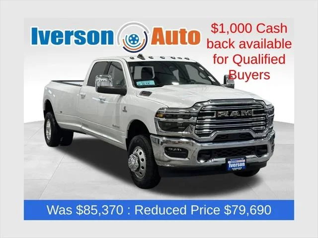 New 2026 Bright White Clear-Coat Exterior Paint RAM LARAMIE image 1