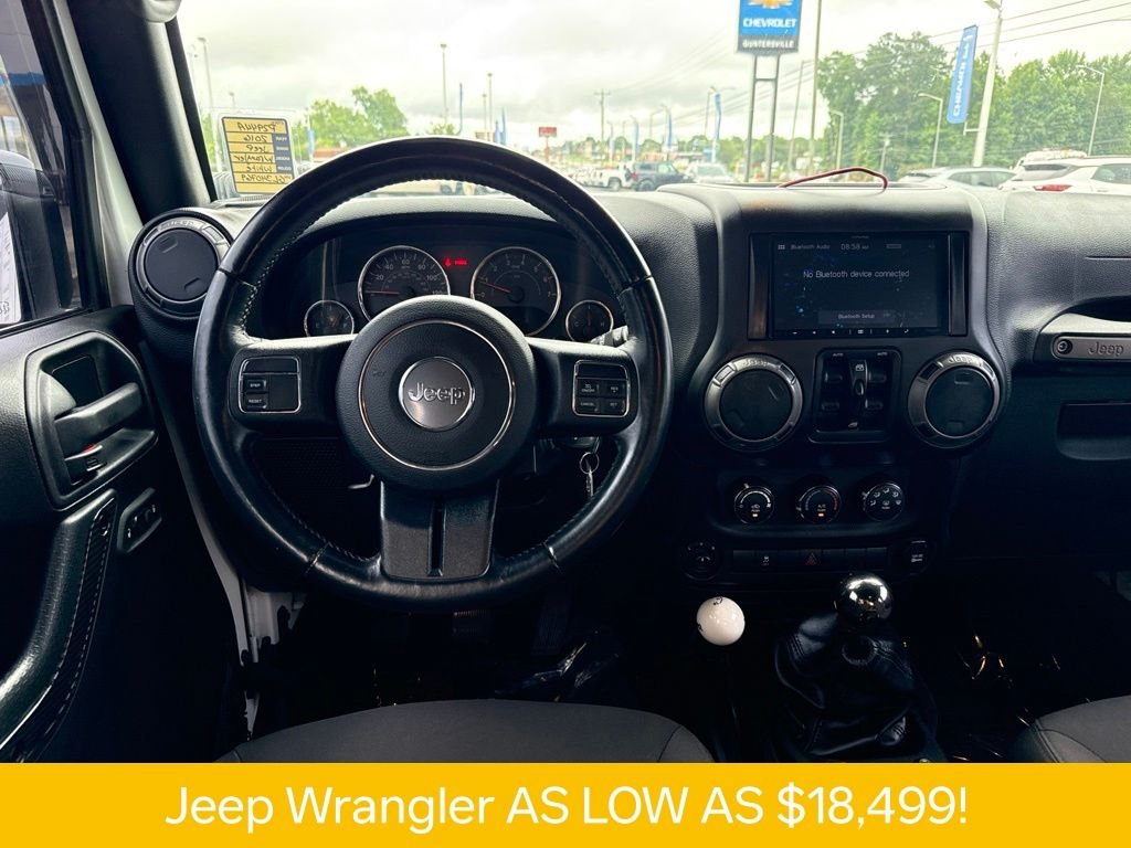 Used 2016 White Jeep Unlimited Sport image 14