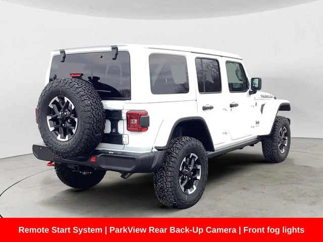 New 2026 Bright White Clearcoat Jeep 4-DOOR RUBICON image 6