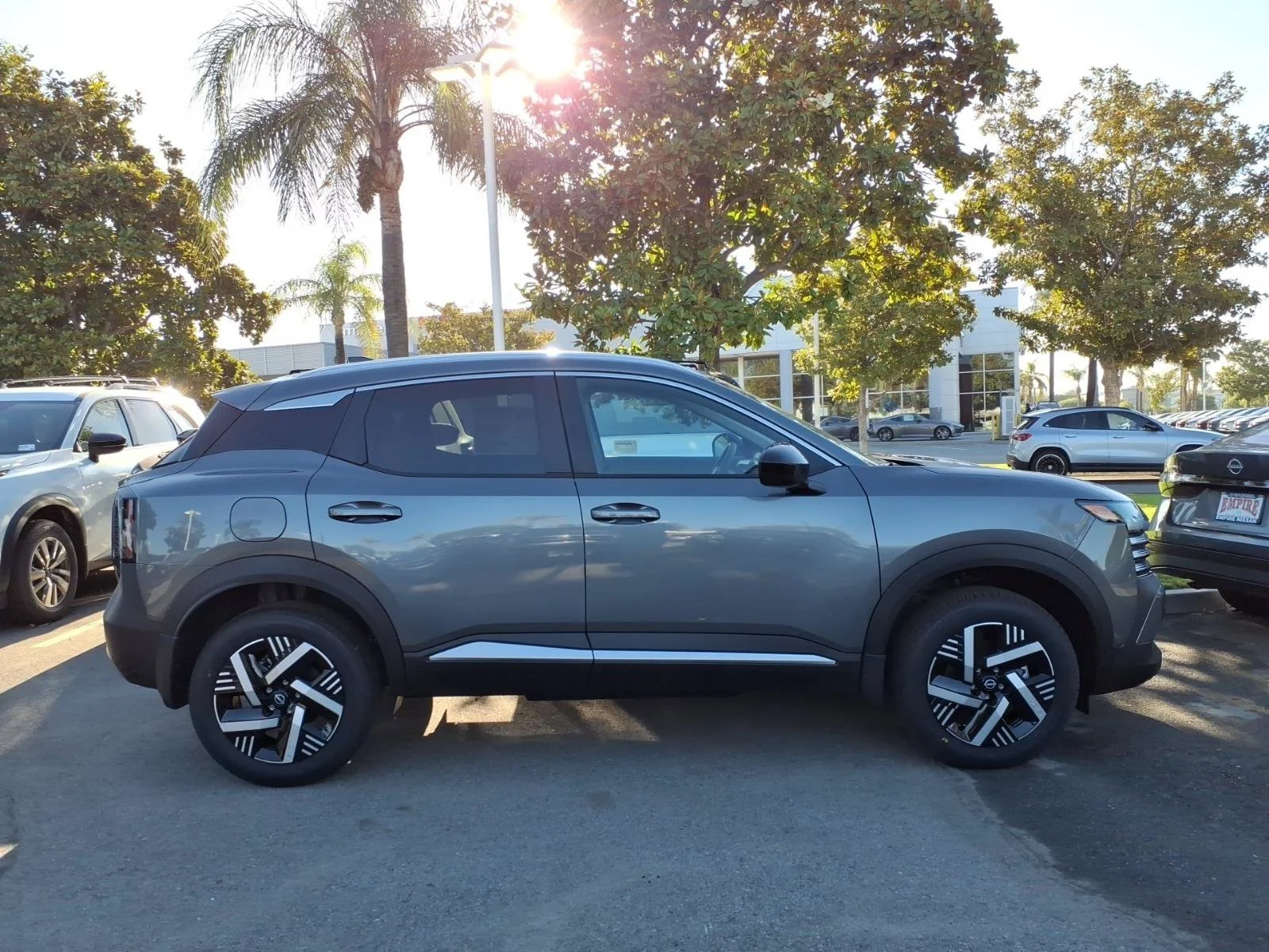 New 2026 Gun Metallic Nissan SV image 7