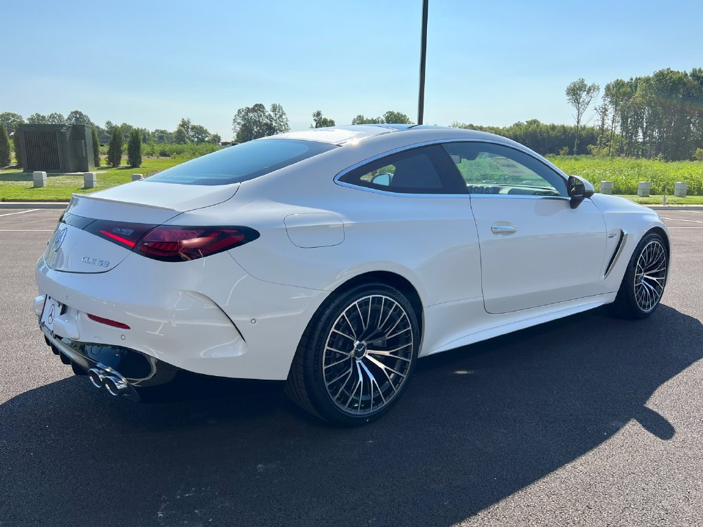 New 2026 MANUFAKTUR Moonlight White Metallic Mercedes-Benz AMG® CLE 53 4MATIC+ Coupe image 44