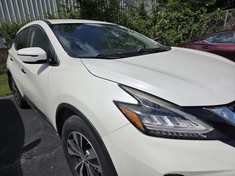 Used 2019 Pearl White NISSAN S image 4