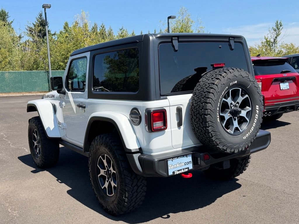 Used 2023 Bright White Clearcoat Jeep Rubicon image 6
