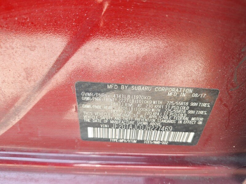 Used 2018 Red Subaru 2.0i Limited image 28