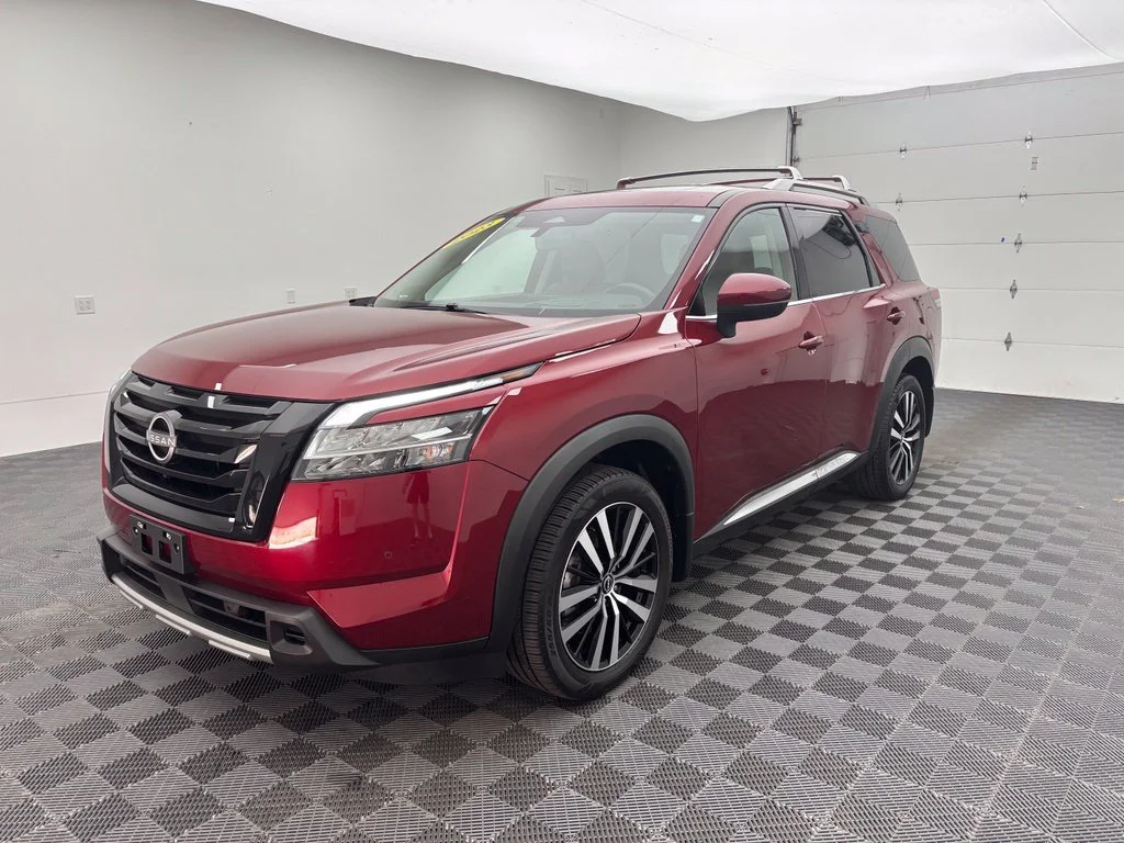 Certified Used 2023 Red Nissan Platinum image 14