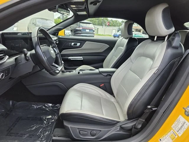 Certified Used 2024 Yellow Ford EcoBoost Premium image 14