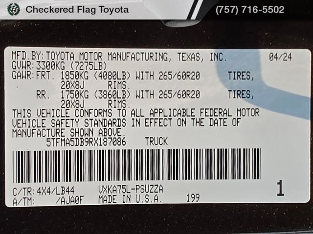 Used 2024 Smoked Mesquite Toyota 1794 image 53