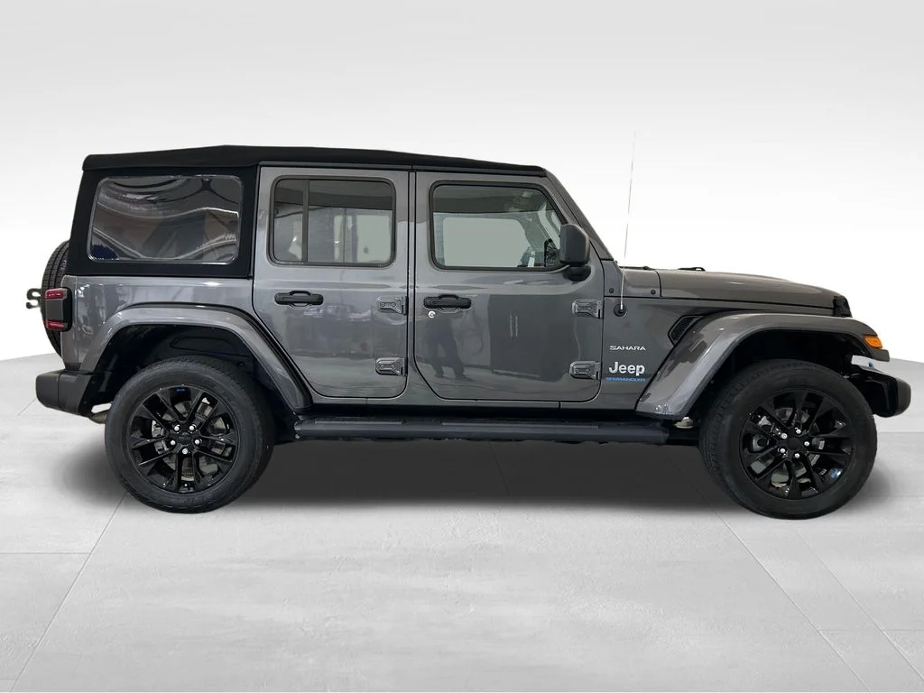 Used 2023 Gray Jeep Sahara 4xe image 7