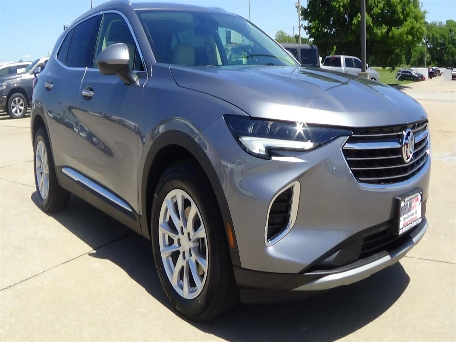 Used 2021 Satin Steel Metallic (gir) Buick Preferred image 4