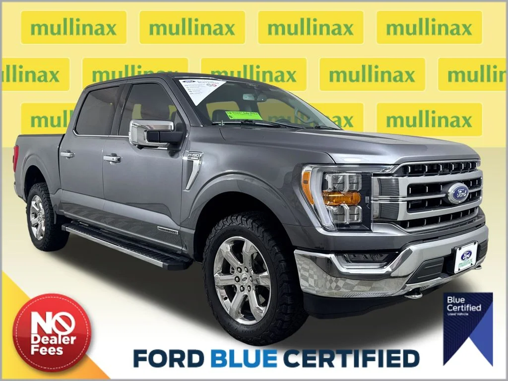 Certified Used 2021 Gray Ford Lariat image 1
