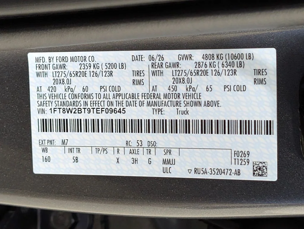 New 2026 Carbonized Gray Metallic Ford F-250® Lariat® image 32