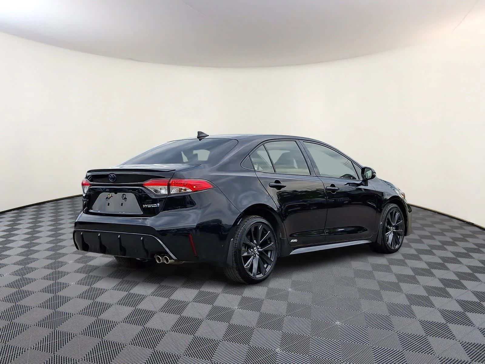 Used 2024 Midnight Black Metallic Toyota Hybrid SE image 6