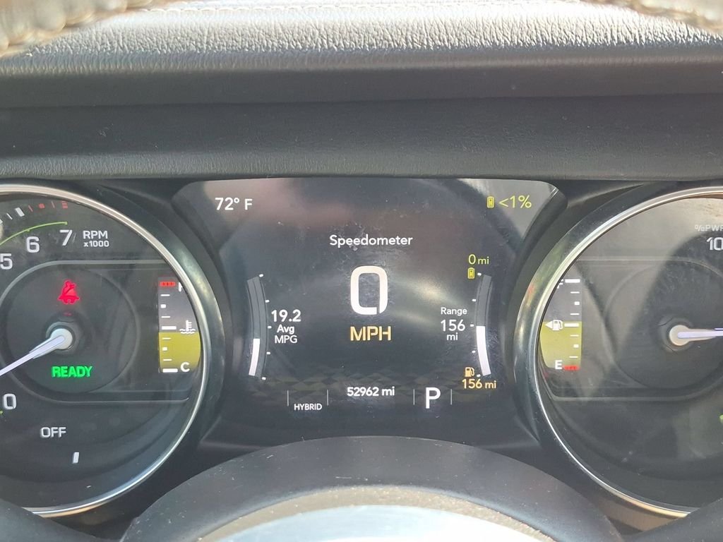 Used 2021 Gray Jeep Unlimited Sahara 4xe image 16