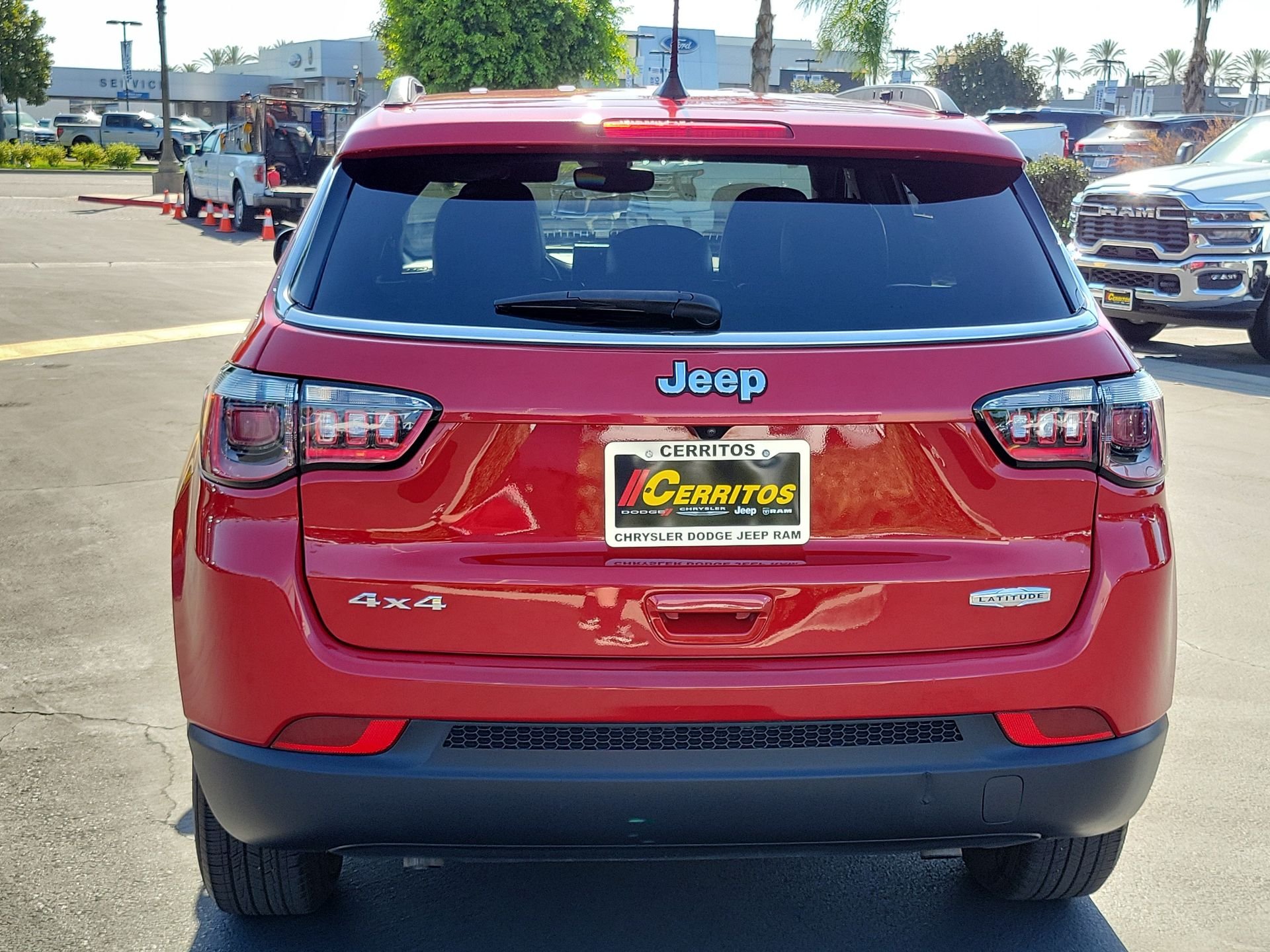 Certified Used 2024 Red Jeep Latitude image 3