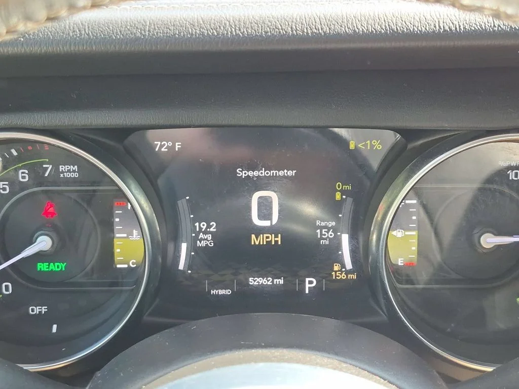 Used 2021 Gray Jeep Unlimited Sahara 4xe image 16