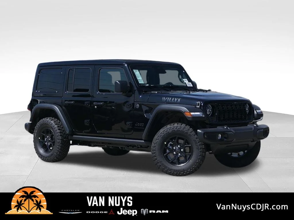 New 2026 Black Jeep Willys image 1